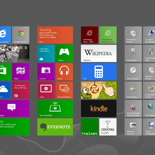 Интерфейс Microsoft Windows 8